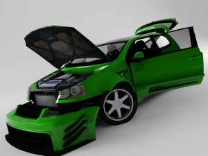volkswagen golf 5 3D Model