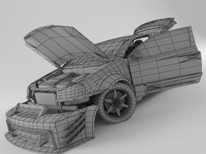 volkswagen golf 5 3D Model
