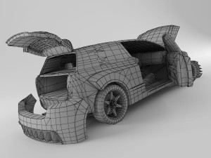 volkswagen golf 5 3D Model