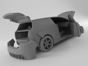 volkswagen golf 5 3D Model