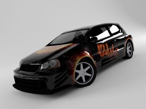 volkswagen golf 5 3D Model