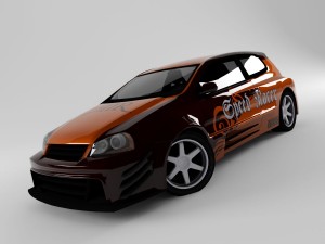 volkswagen golf 5 3D Model