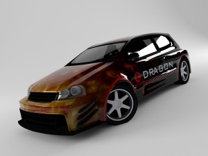 volkswagen golf 5 3D Model