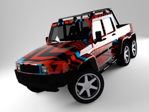 h2 6x6 3D Model