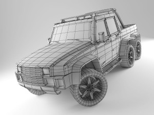 h2 6x6 Model 3D
