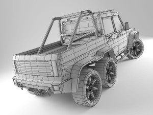 h2 6x6 Model 3D