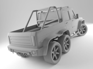 h2 6x6 Model 3D