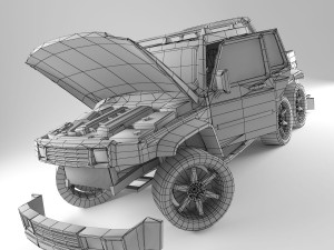 h2 6x6 Model 3D
