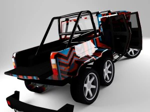 h2 6x6 3D Model