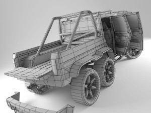 h2 6x6 Model 3D
