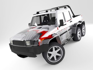 h2 6x6 Model 3D