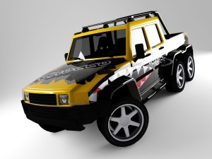 h2 6x6 Model 3D