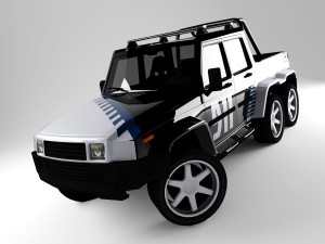 h2 6x6 Model 3D