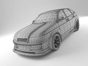 lada 21012 3D Model
