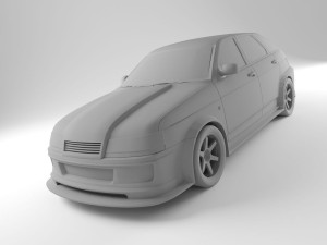 lada 21012 Modello 3D