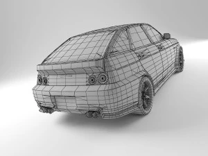 lada 21012 3D Model