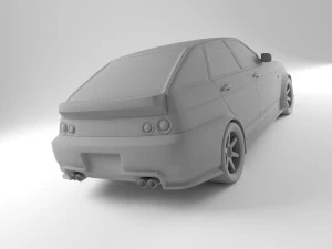 lada 21012 3D Model