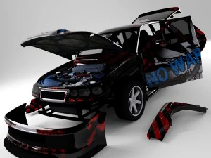 lada 21012 3D Model