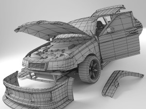 lada 21012 Modello 3D