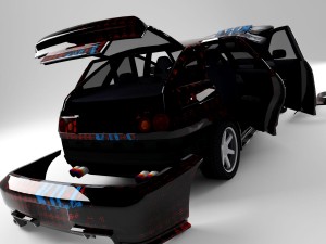 lada 21012 Modello 3D