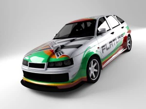 lada 21012 3D Model