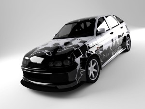 lada 21012 Modello 3D