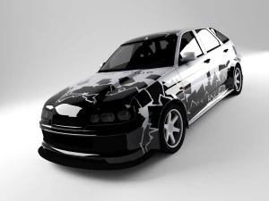lada 21012 3D Model