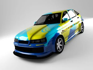 lada 21012 3D Model