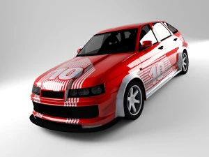 lada 21012 3D Model