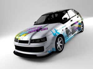 lada 21012 3D Model