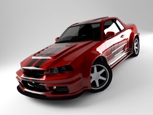 r34 sky 3D Model