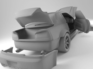 r34 sky Modello 3D
