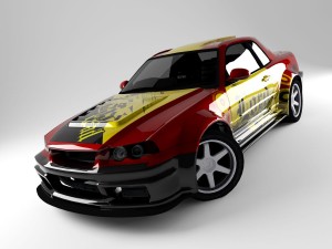 r34 sky Modello 3D