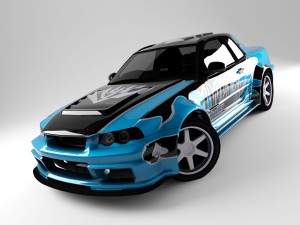 r34 sky Modello 3D