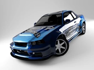 r34 sky 3D Model