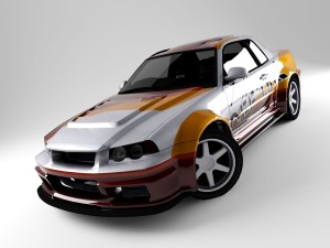 r34 sky Modello 3D