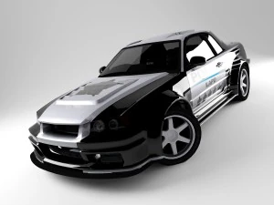 r34 sky 3D Model