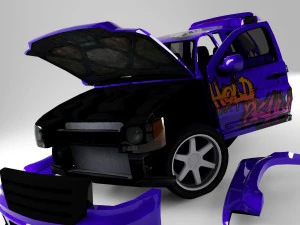 rock 4x4 3D Model