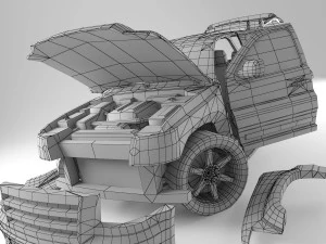 rock 4x4 3D Model