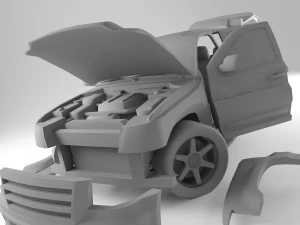 rock 4x4 3D Model