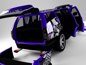rock 4x4 Modello 3D