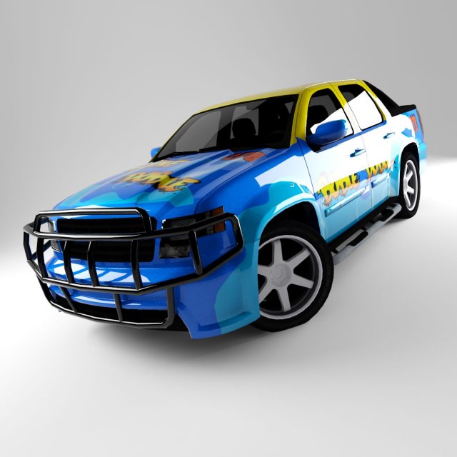 rock picup 3D Модель .c4d .max .obj .3ds .fbx .stl .blend 