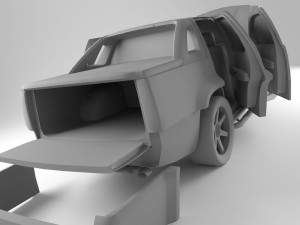 rock picup 3D Модель