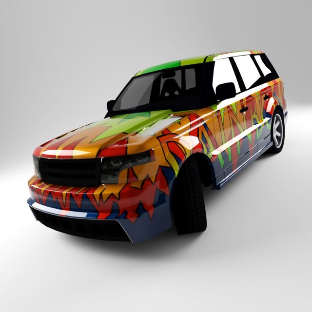 rover sport 3D Model .c4d .max .obj .3ds .fbx .stl .blend 