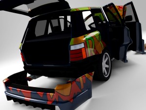 rover sport 3D Model