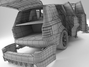 rover sport 3D Model
