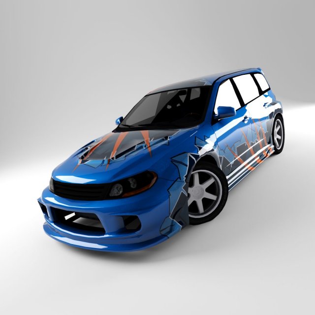 subaru Modèle 3D .c4d .max .obj .3ds .fbx .stl .blend 