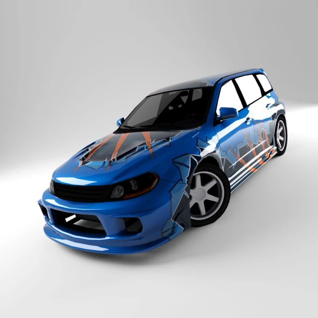 subaru 3D Model .c4d .max .obj .3ds .fbx .stl .blend
