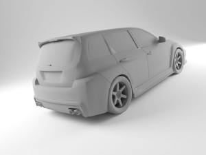subaru Modèle 3D