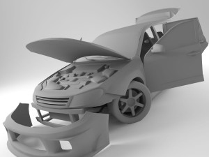 subaru Modèle 3D